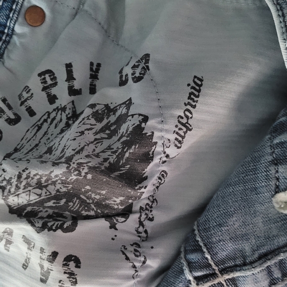 MEN'S SALVAGE JEANS FROM BUCKLE,Light Blue Sz 32 Regular Slim Fit. READ POST. - Picture 12 of 15